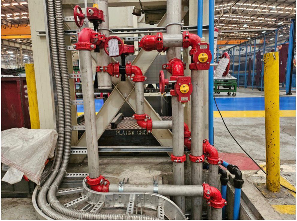 Instalación neumática